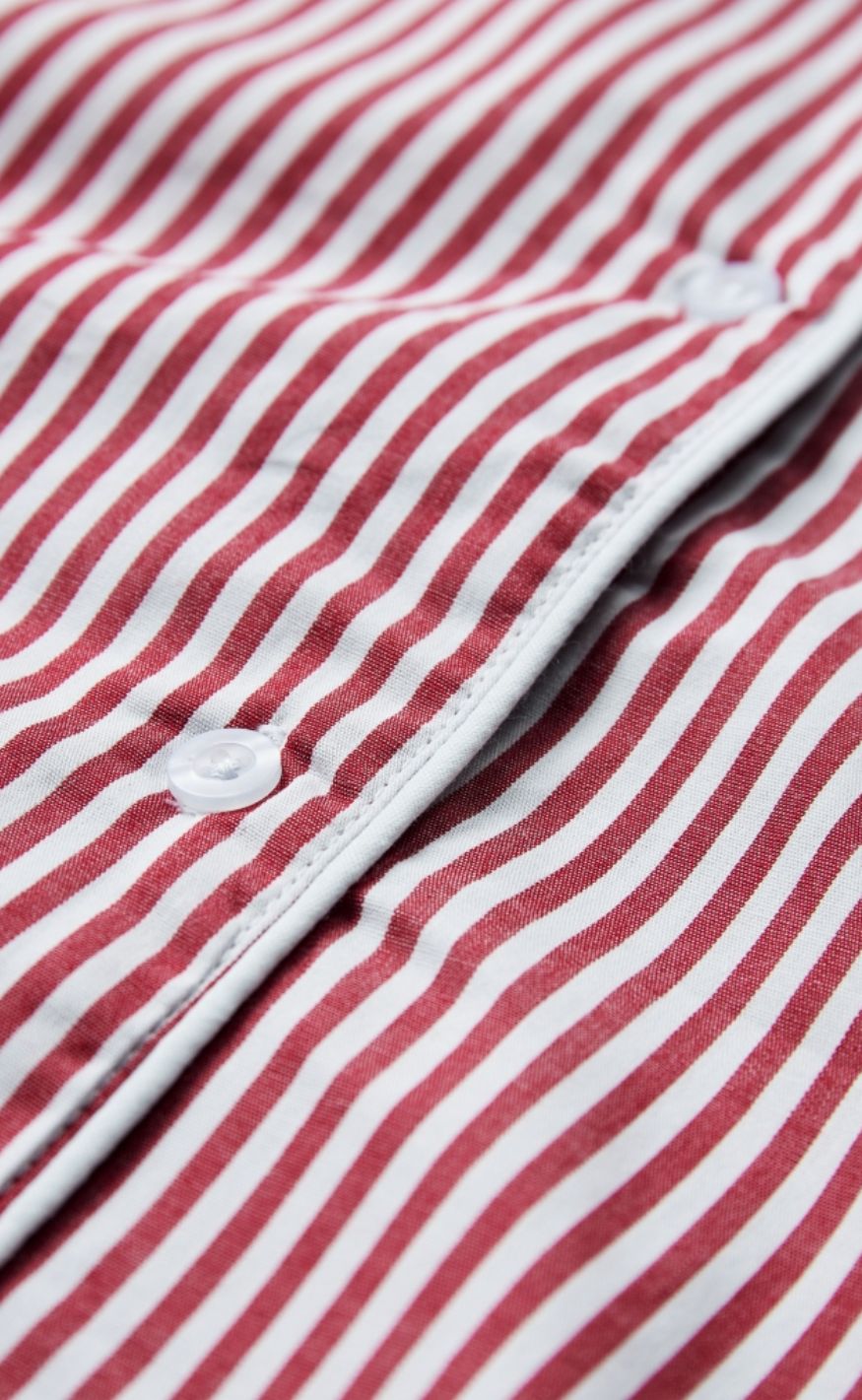 H2O Skjorte - Rønne Essential - Red/White Levere