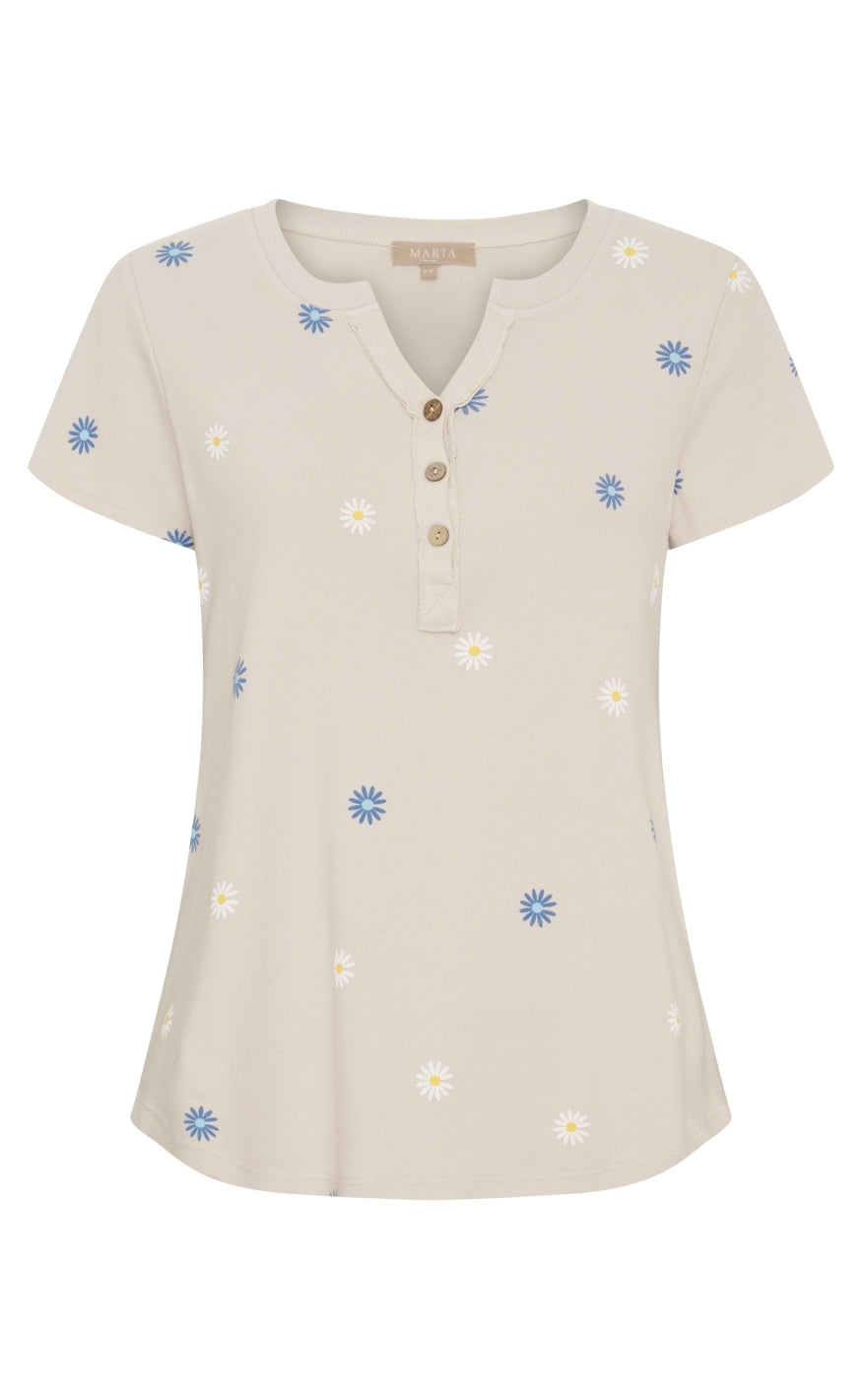 Marta Du Chateau T-Shirt - Cecilie - Beige