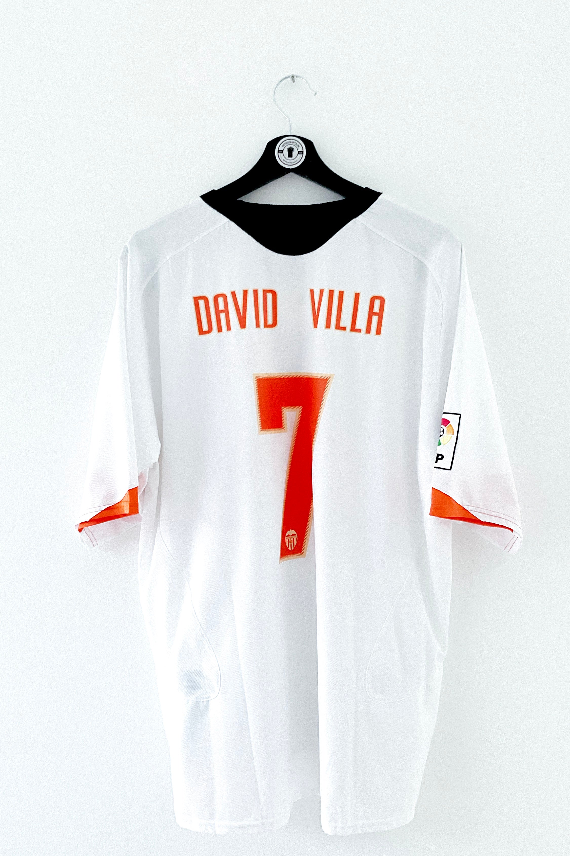 Valencia 2005/2006 Hjemmebane #David Villa 7 XL 9/10