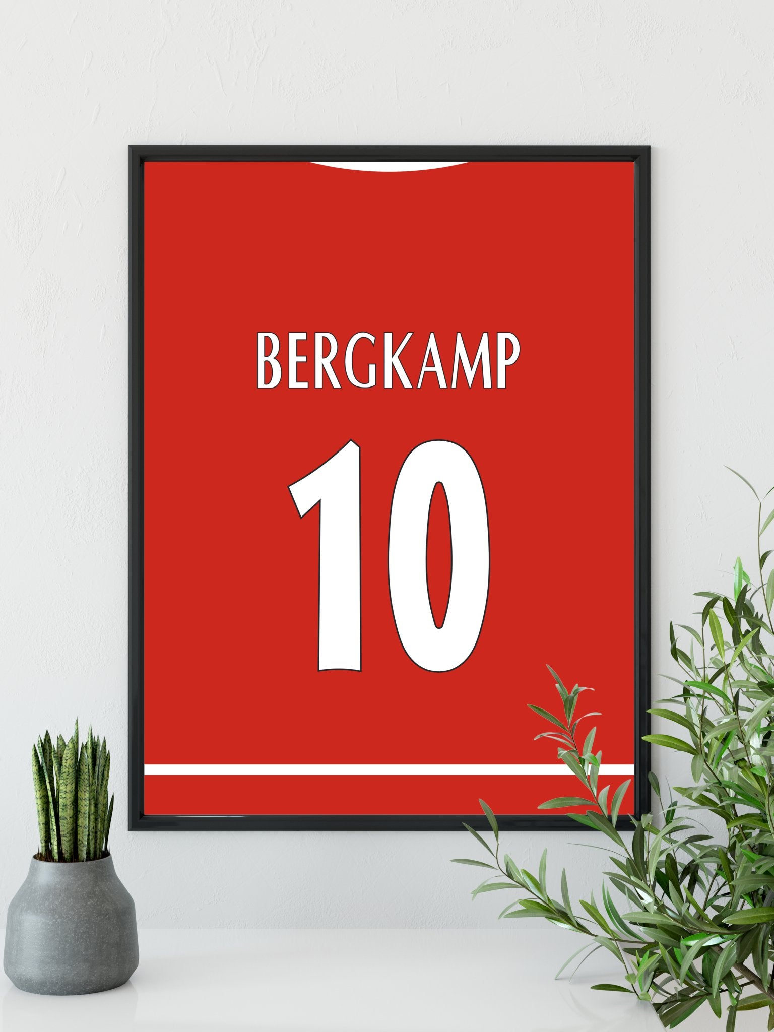 Bergkamp - Arsenal plakat