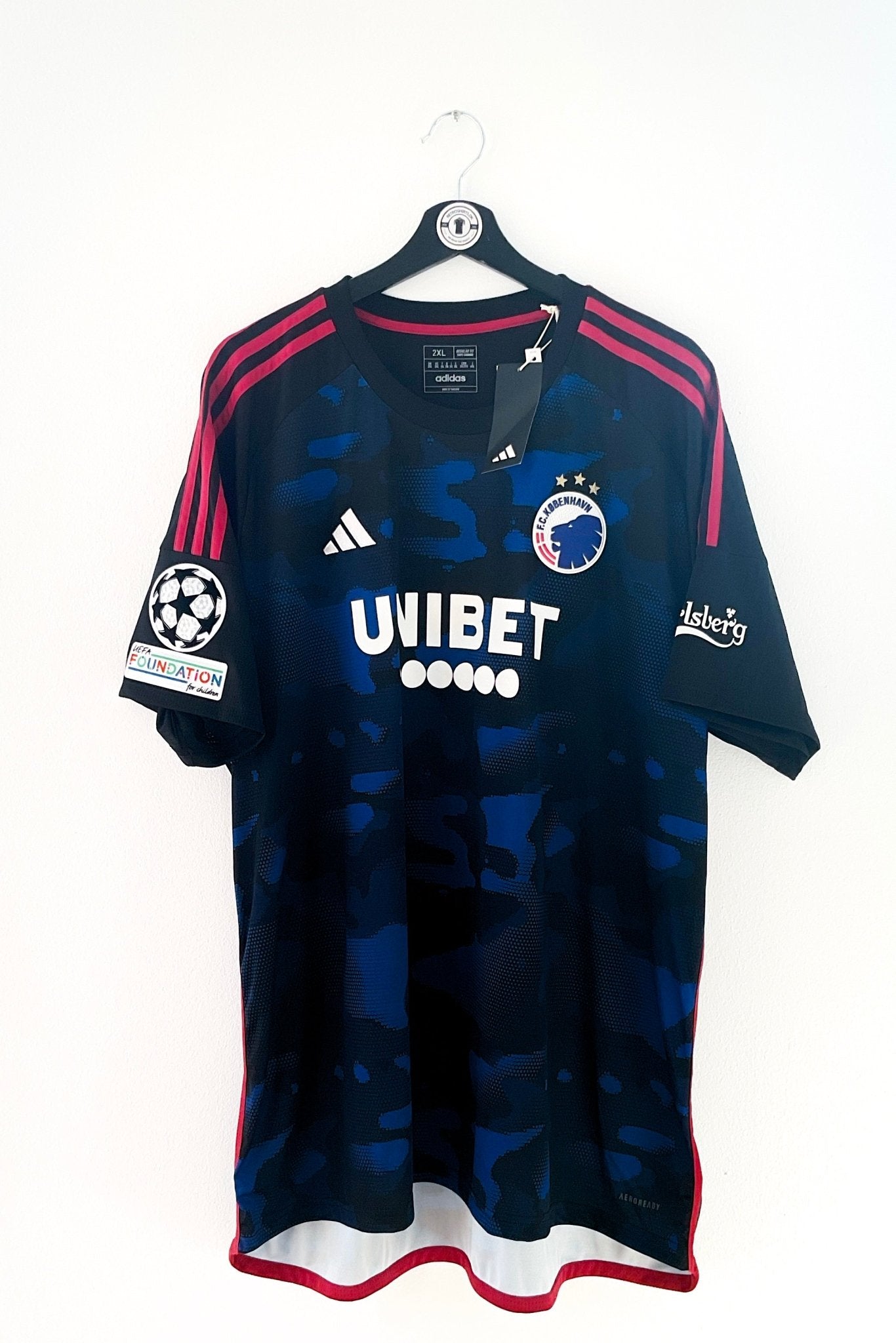 FC København 2023/2024 Udebane CHL #Vavro 3 XXL Tags 10/10 Mode