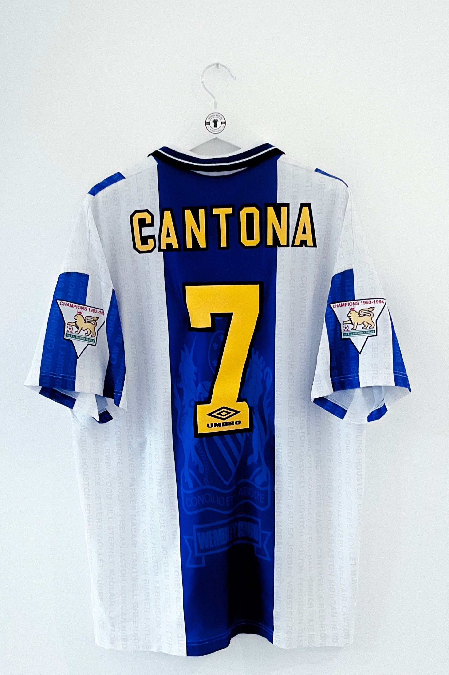 Manchester United 1994/1996 3.Trøje #Cantona 7 XL 8/10