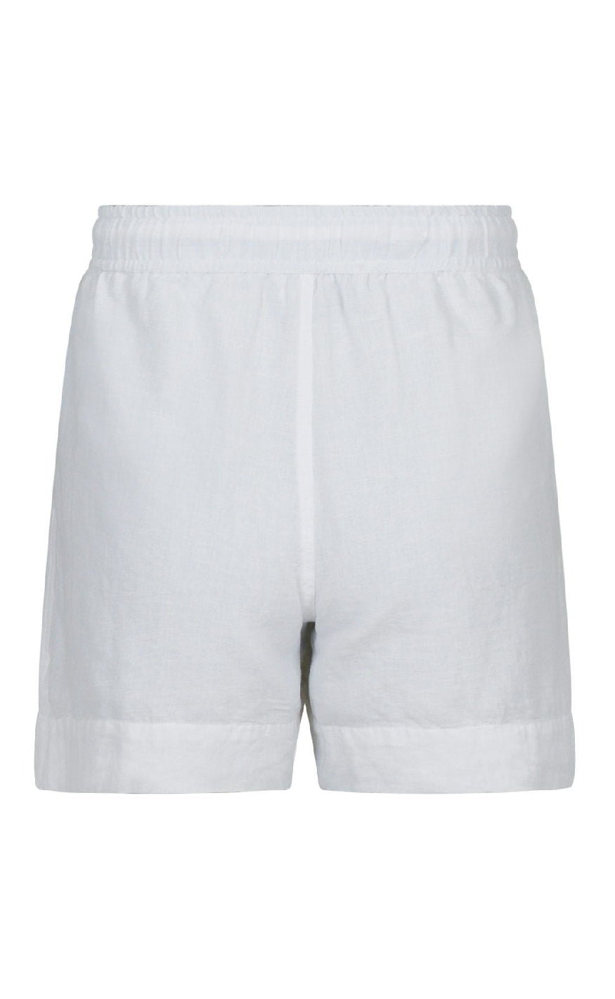 Neo Noir Shorts - Shea Linen - White