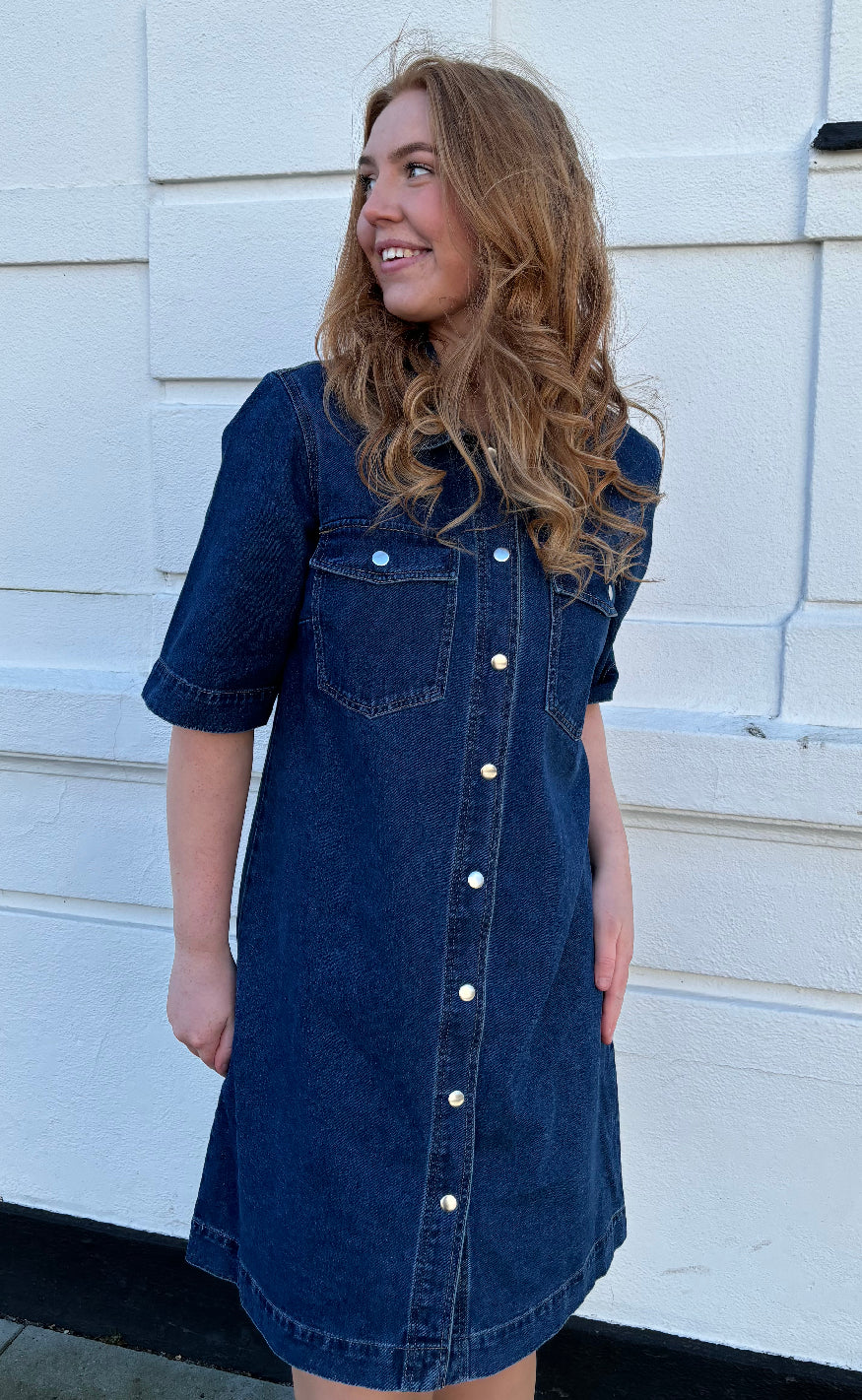 ONLY Kjole - Belle - Dark Blue Denim