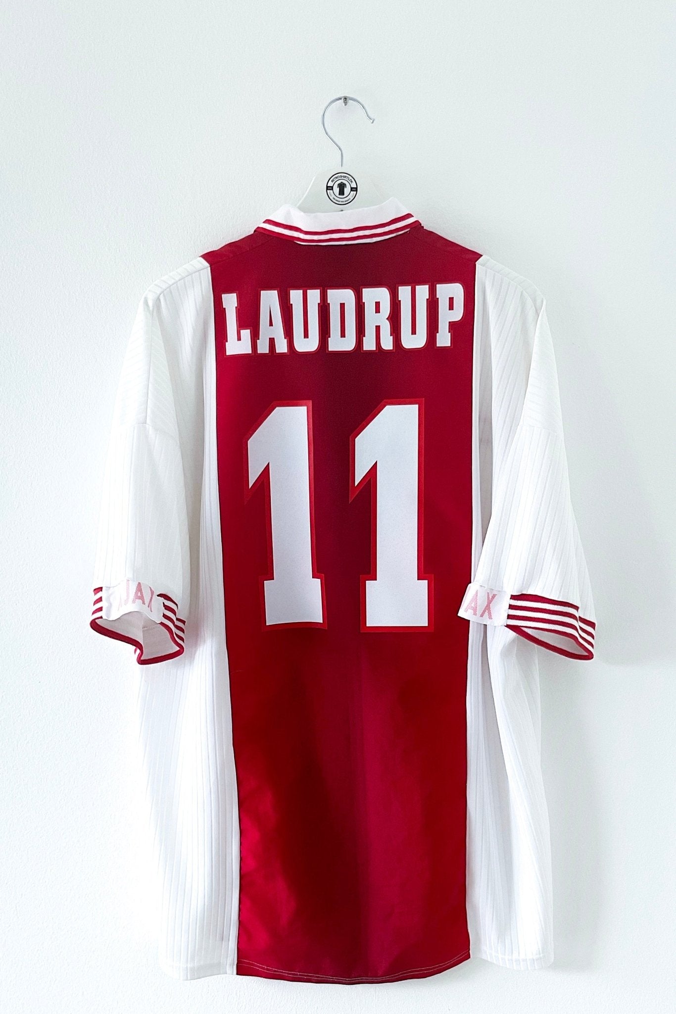 Ajax 1997/1998 Hjemmebane #Laudrup 11 XL 9/10 Online salg