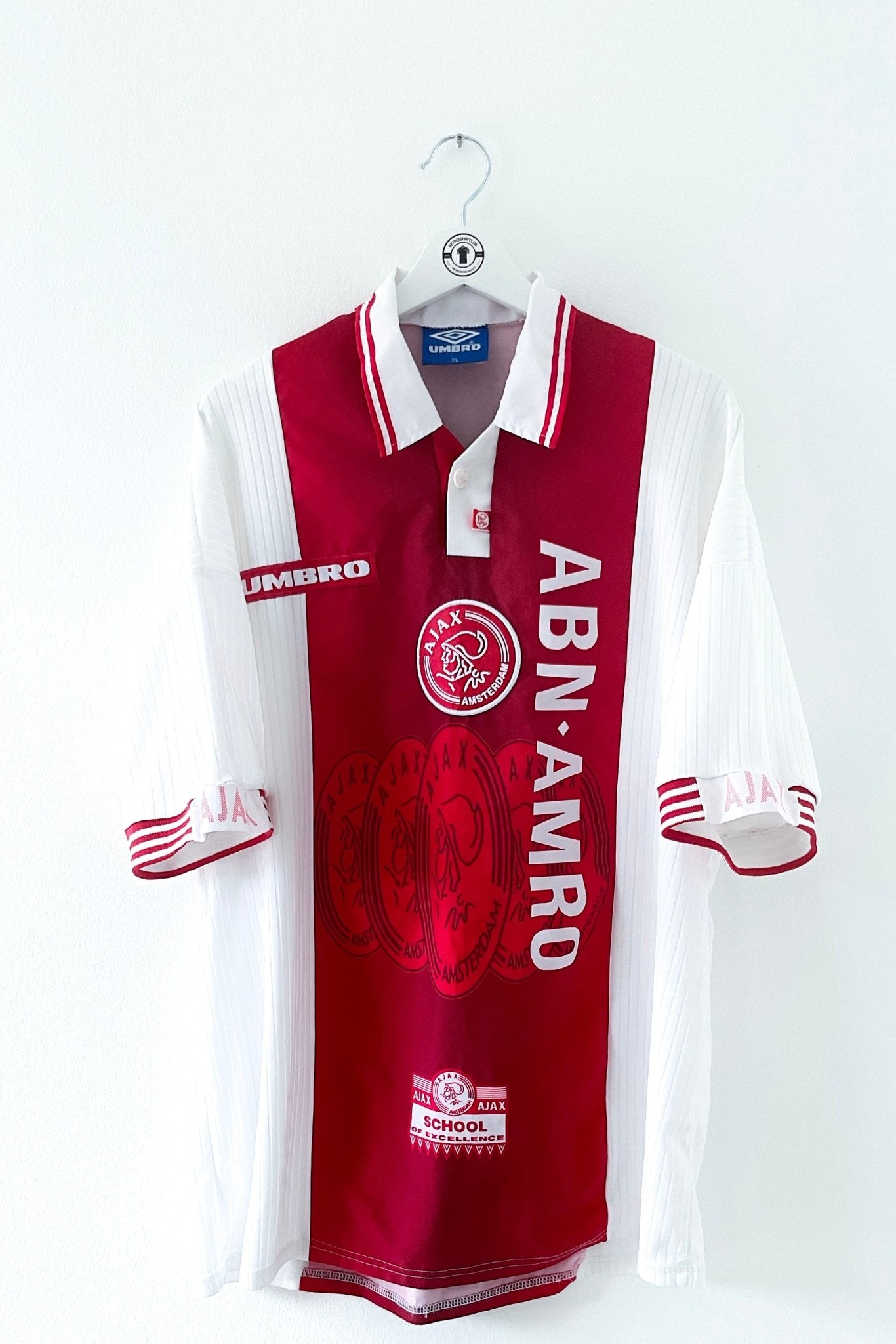 Ajax 1997/1998 Hjemmebane #Laudrup 11 XL 9/10 Online salg