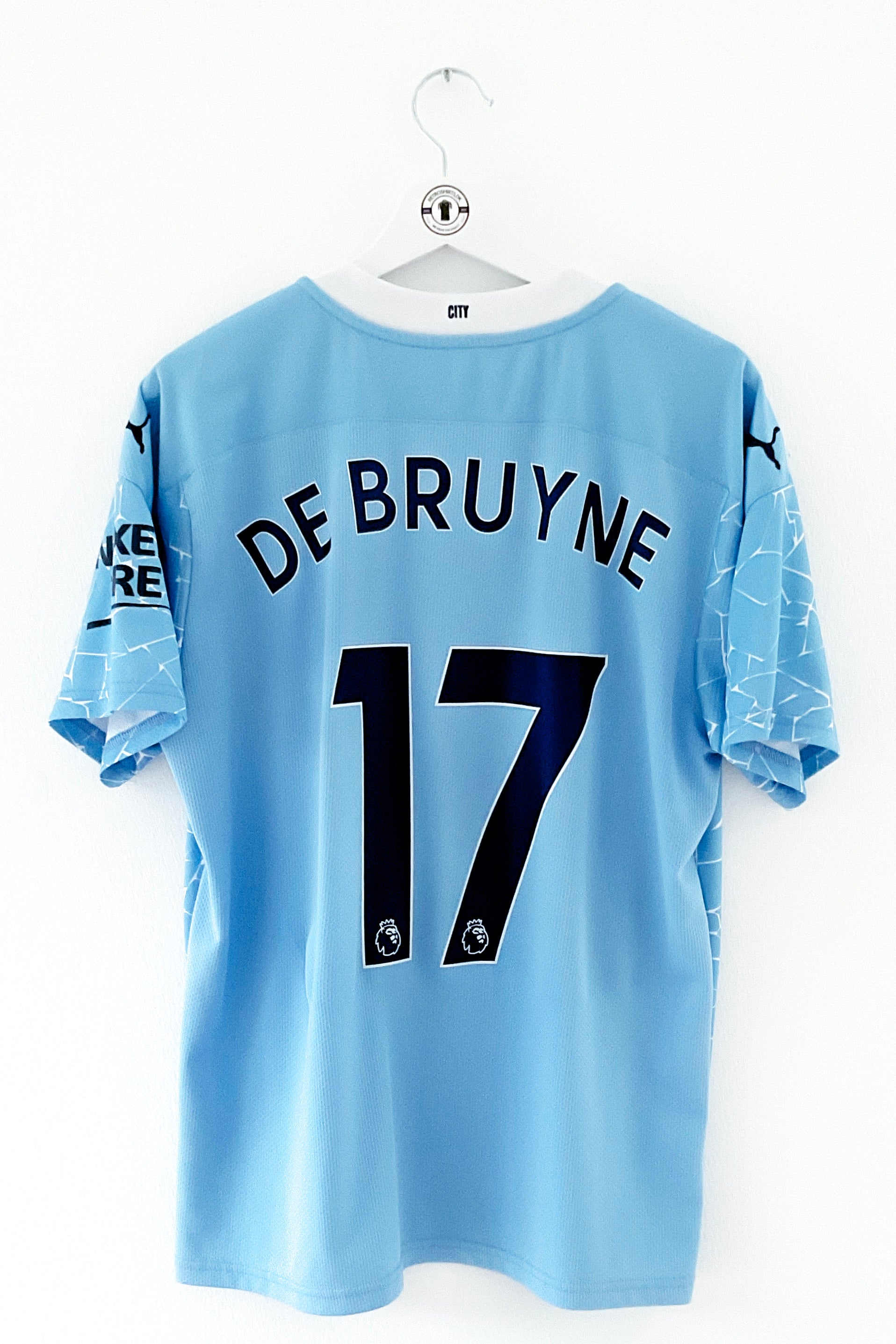 Manchester City 2020/2021 Hjemmebane #De Bruyne Large 9/10
