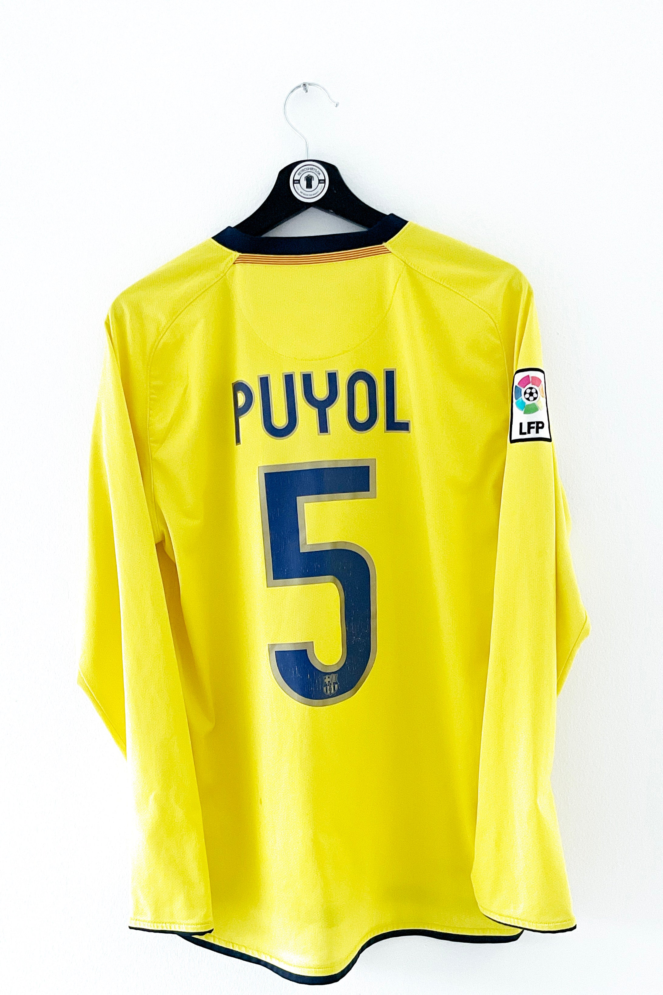 Barcelona 2008/2010 Udebane #Puyol 5 Medium 8/10 Udsalg