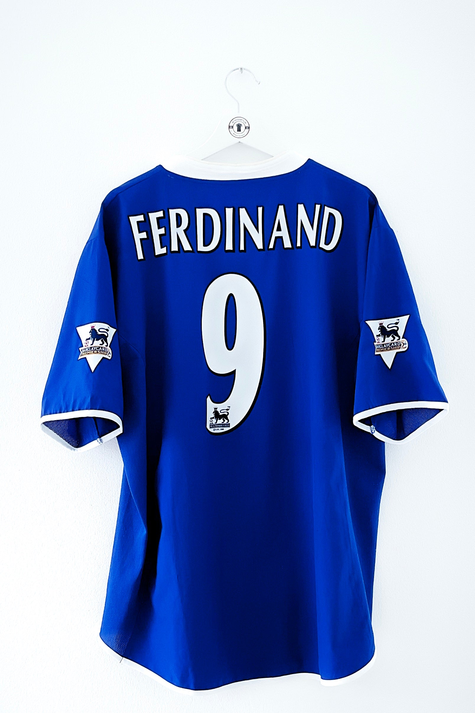 Leicester 2003/2004 Hjemmebane #Ferdinand 9 XL 9/10 Online