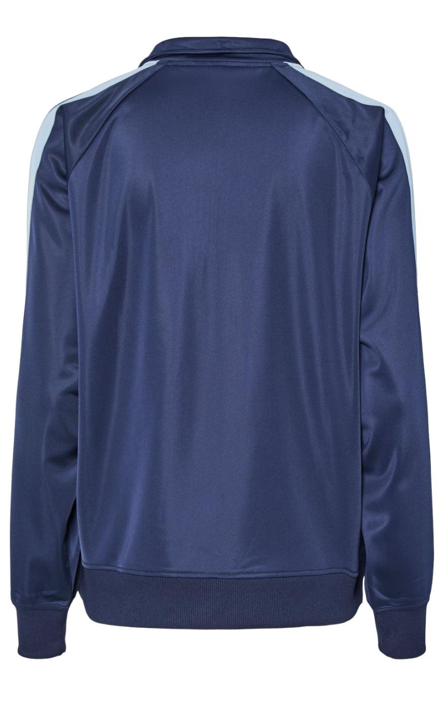Pieces Bluse - Grace Zip - Maritime Blue/Cashmere Blue Stripe