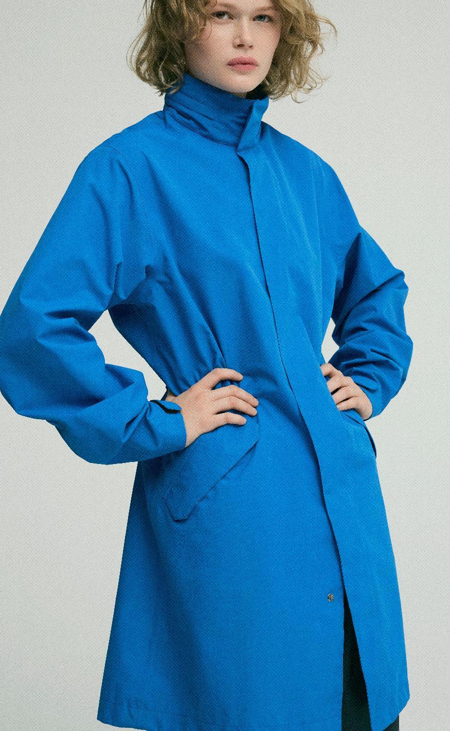 H2O Regnjakke - Rømø Long Unisex - Blue