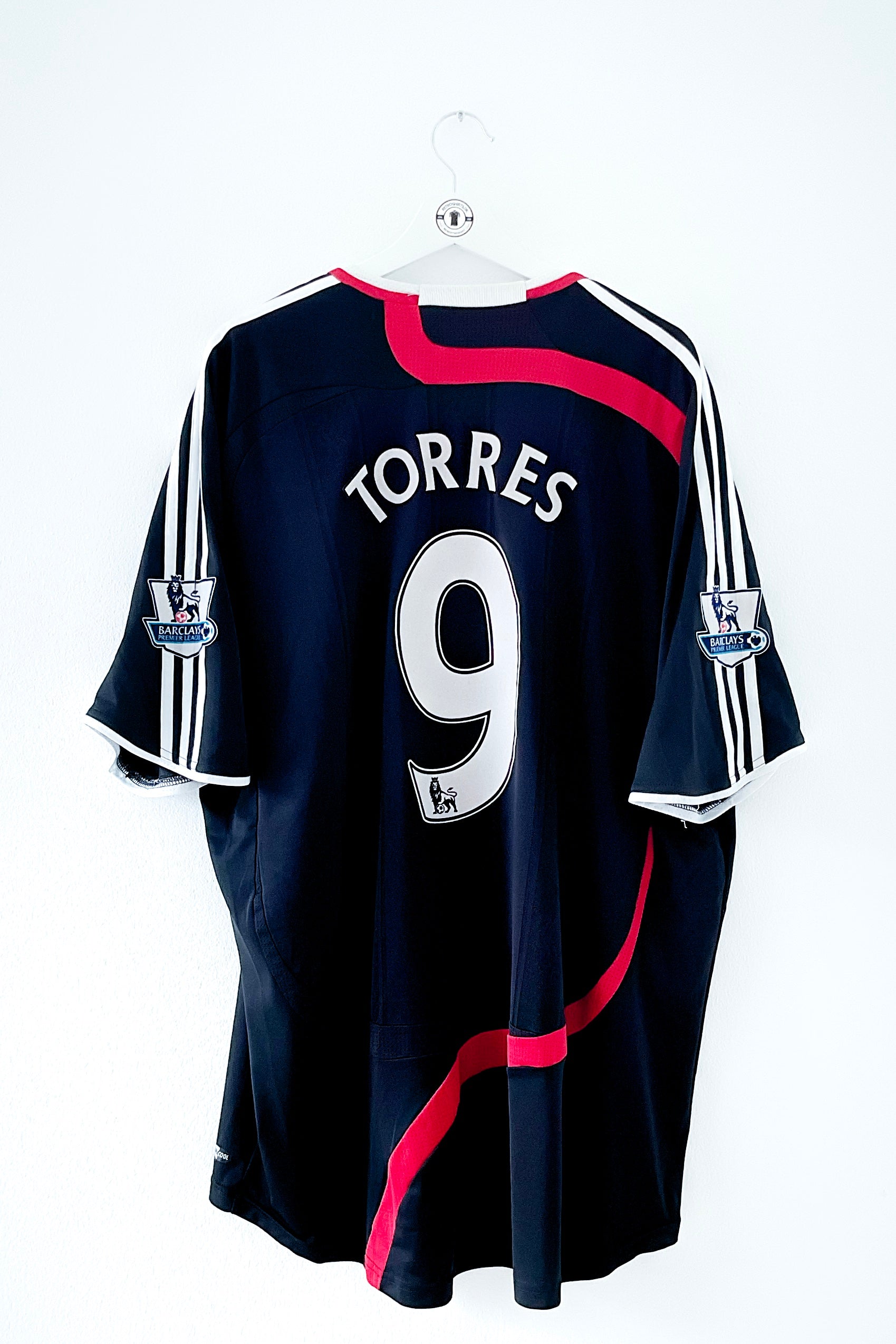 Liverpool 2007/2008 3.Trøje #Torres 9 XXL 8/10