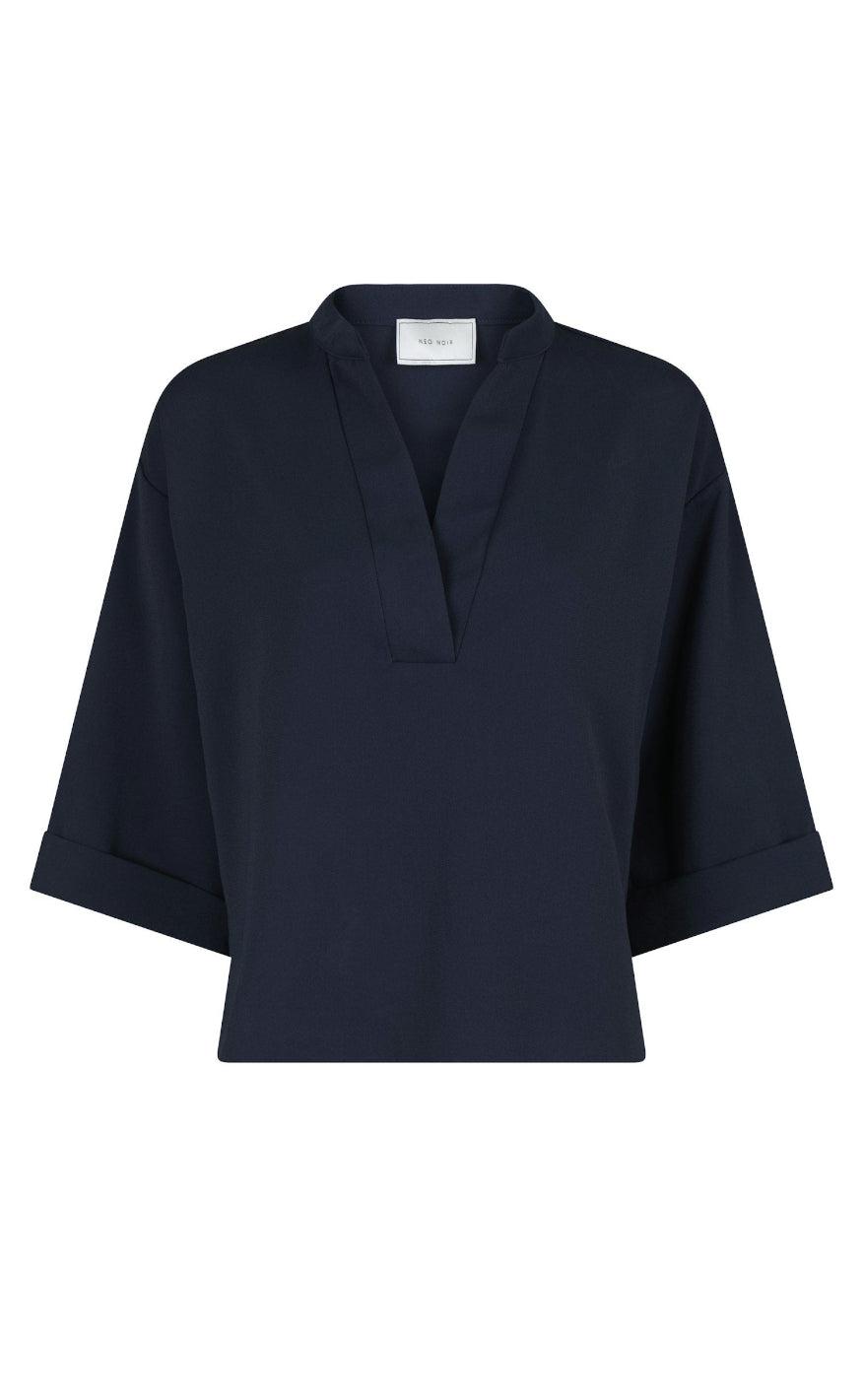 Neo Noir Bluse - Luma - Navy