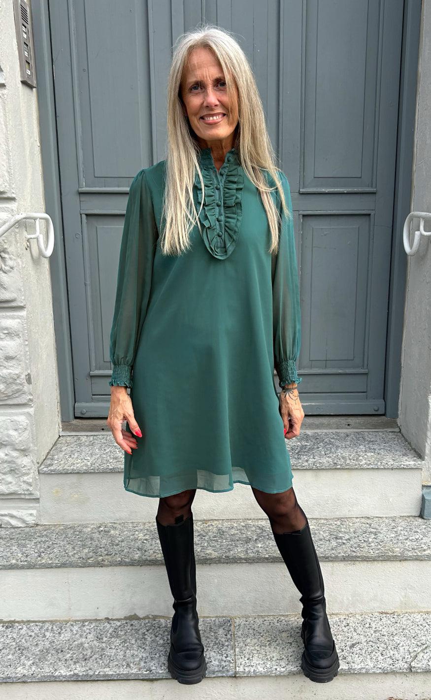 Say INA Copenhagen Kjole - Cami - Dark Green