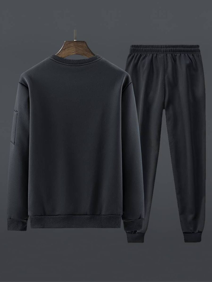 trøje med snøre og joggers til mænd Online Hot Salg