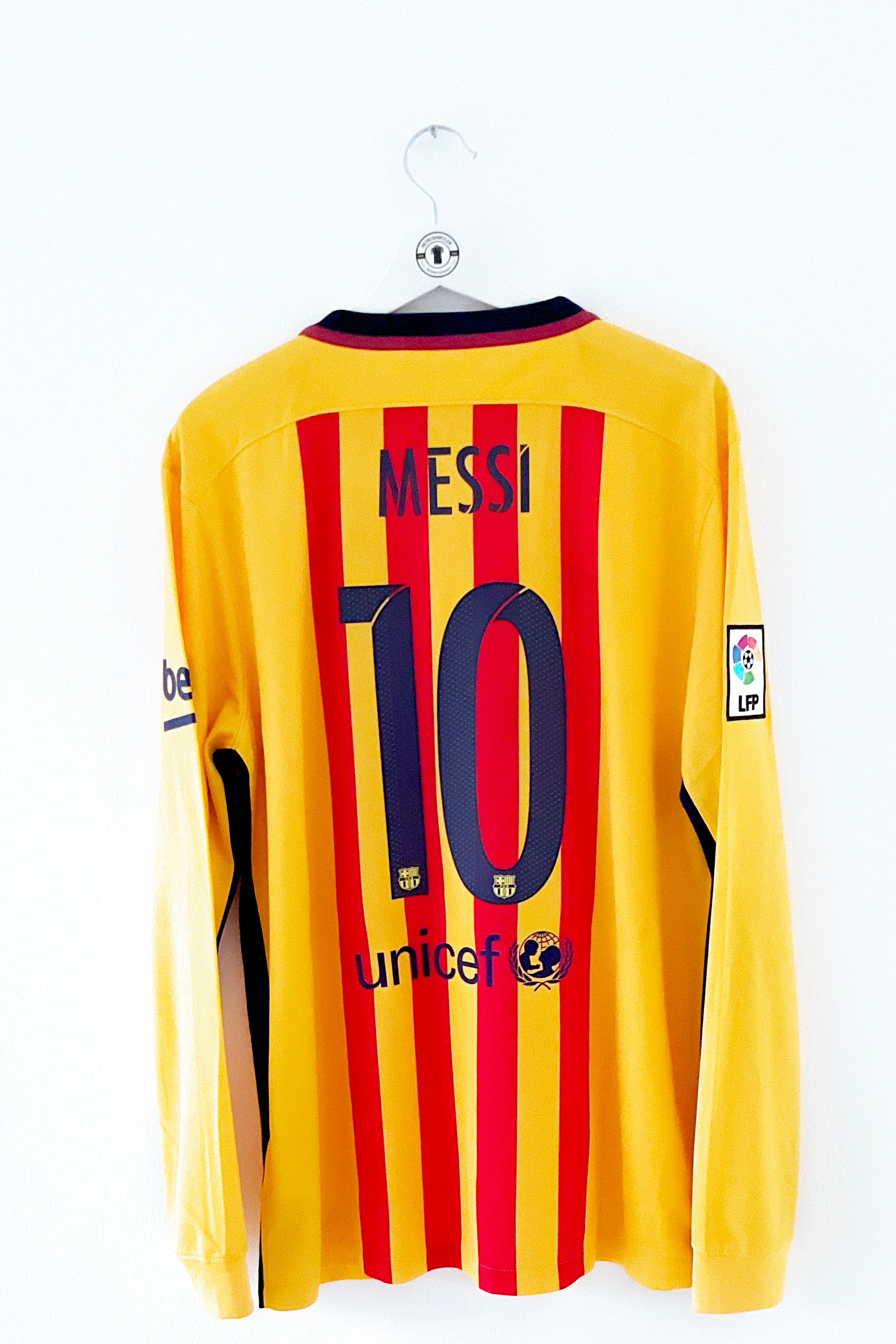 Barcelona 2015/2016 Udebane #Messi 10 Large 10/10 Hot på udsalg