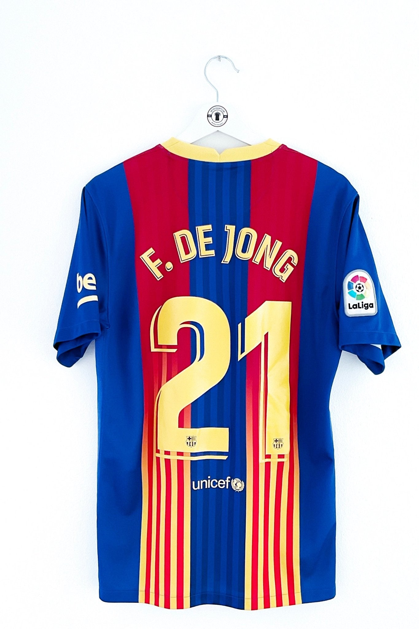 Barcelona 2020/2021 Special El Clasico #F. De Jong 21 Medium 9/10