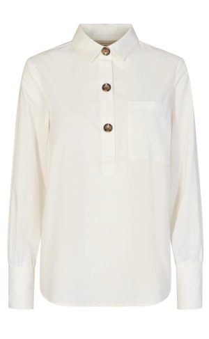 Freequent Skjorte - Flynn - Off White
