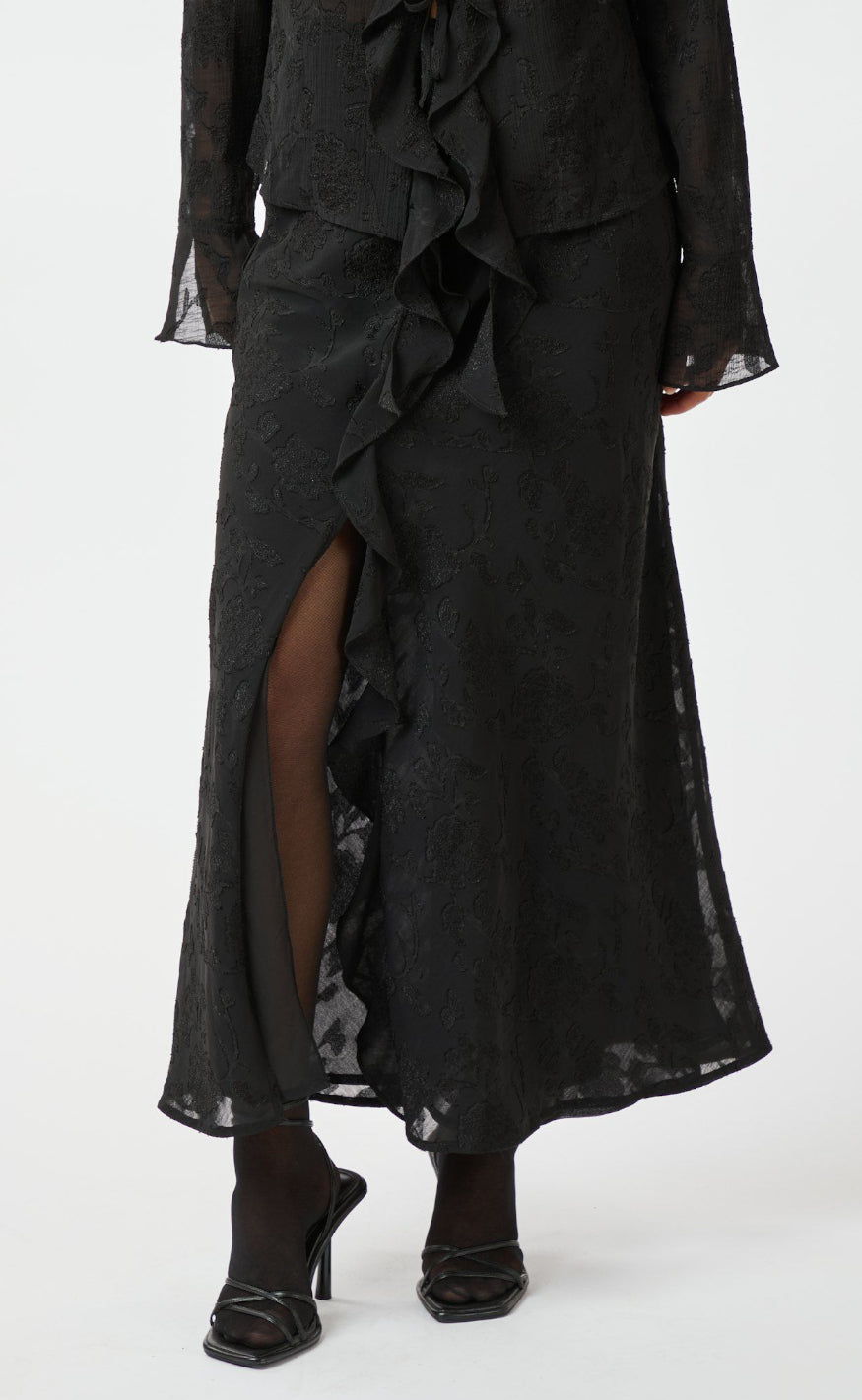 Neo Noir Nederdel - Vinza - Black