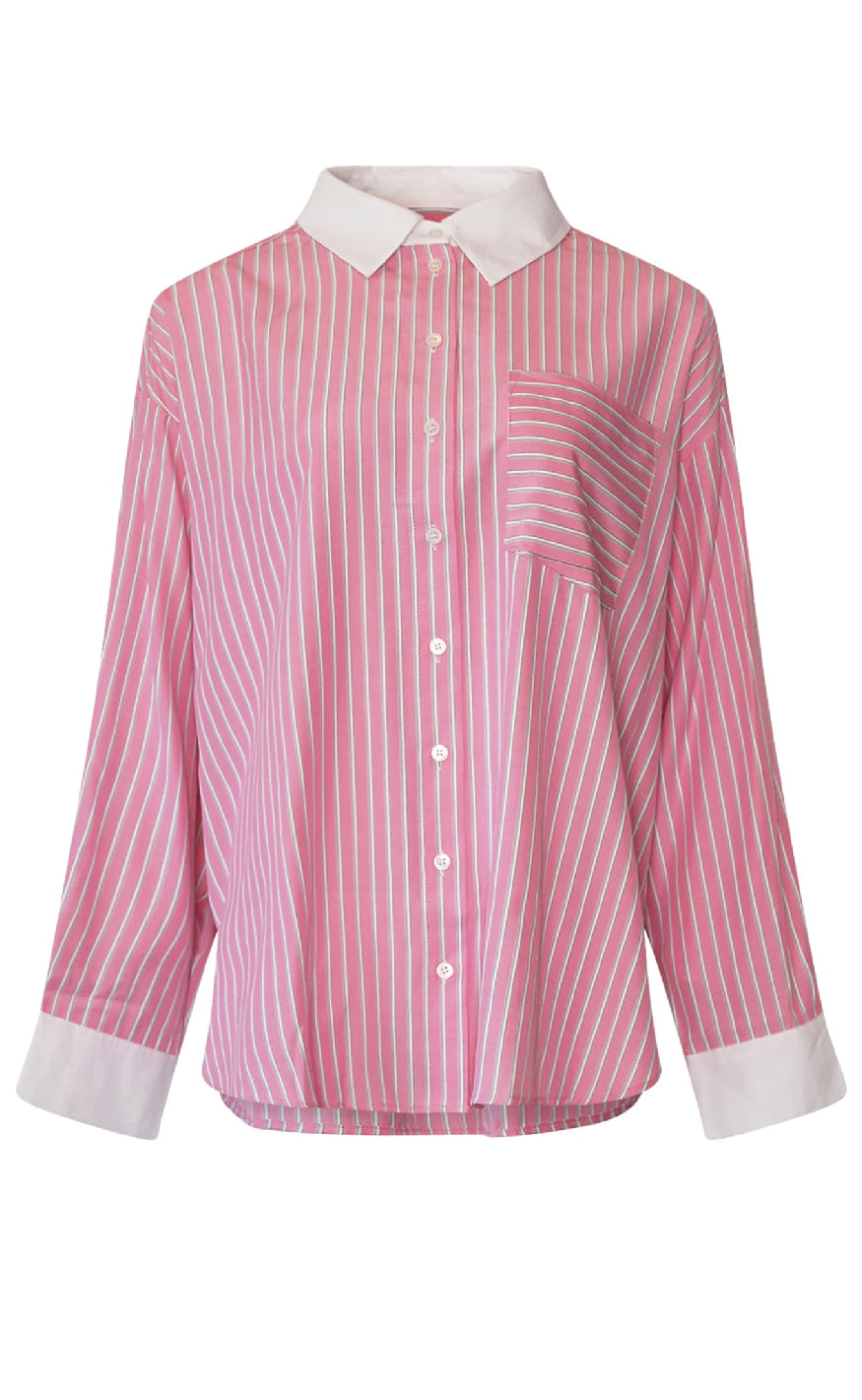 Noella Skjorte - Lakelynn - Carsyn Pink Stripe