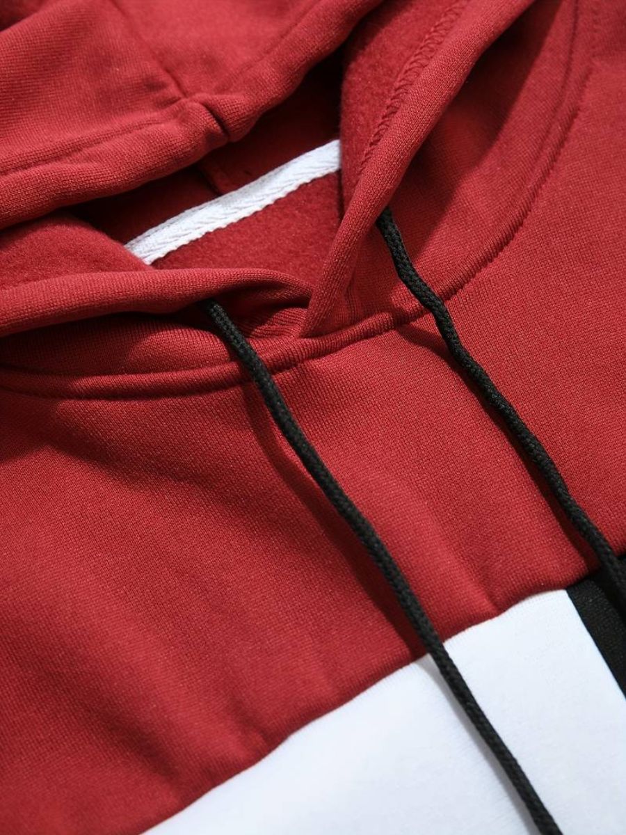 joggers med hættetrøje og snoretræk