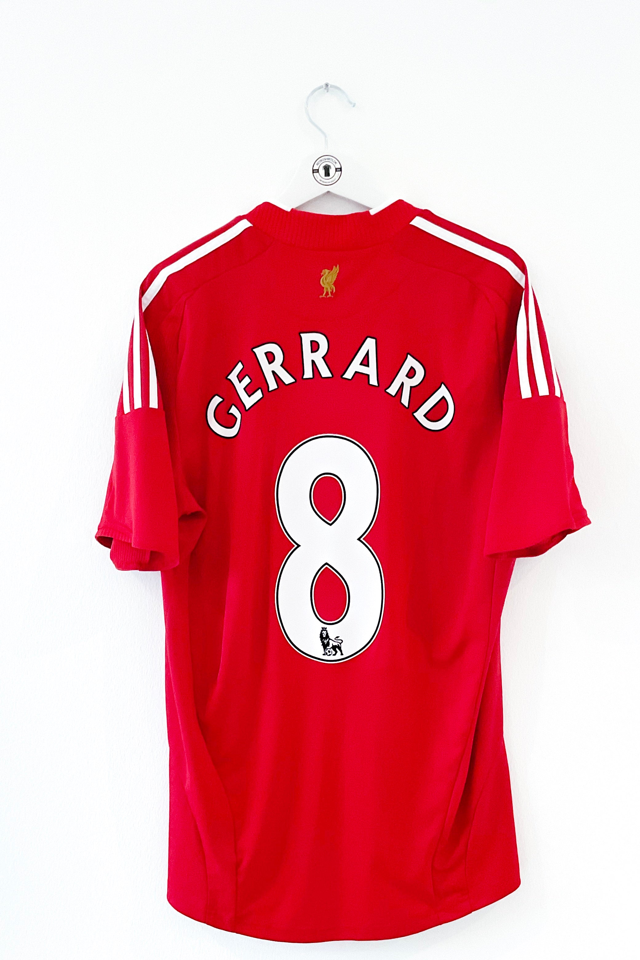 Liverpool 2008/2010 Hjemmebane #Gerrard 8 Medium 9/10