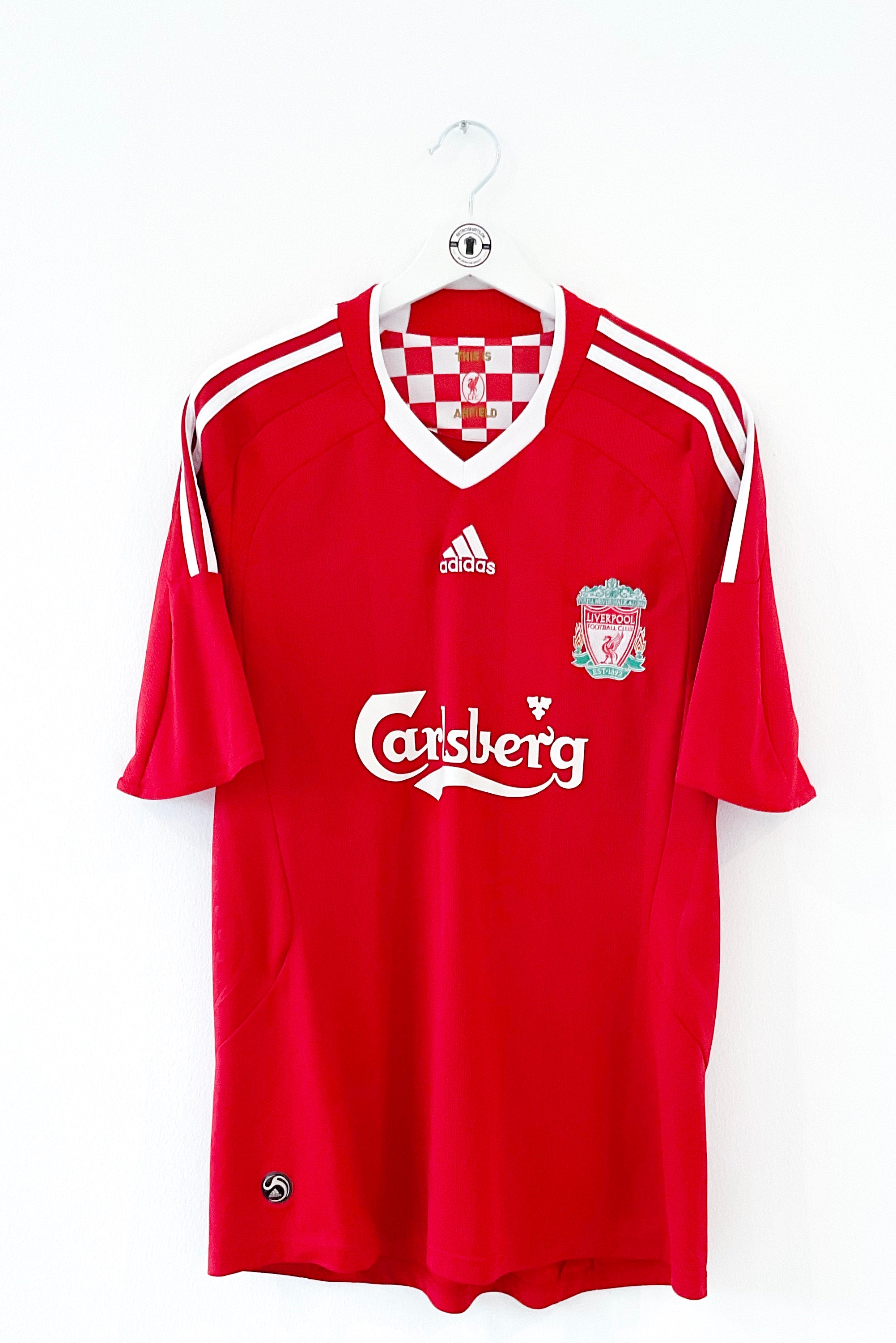 Liverpool 2008/2010 Hjemmebane #Gerrard 8 Medium 9/10
