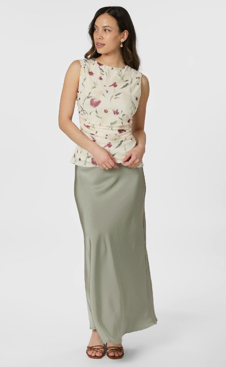 Neo Noir Top - Liblana Artist Mesh - Creme Levere