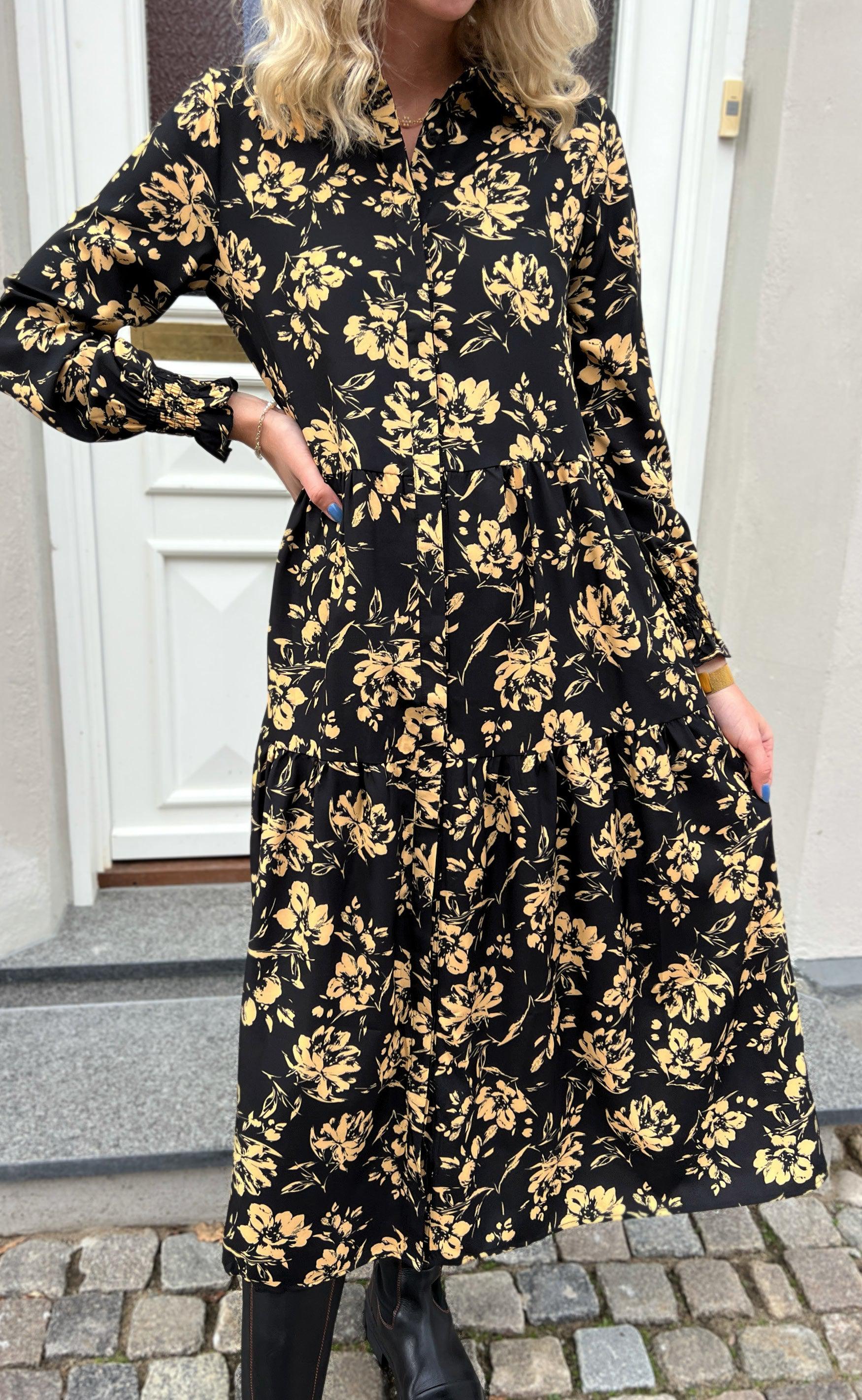 Say INA Copenhagen Kjole - Anna - Orange Flower