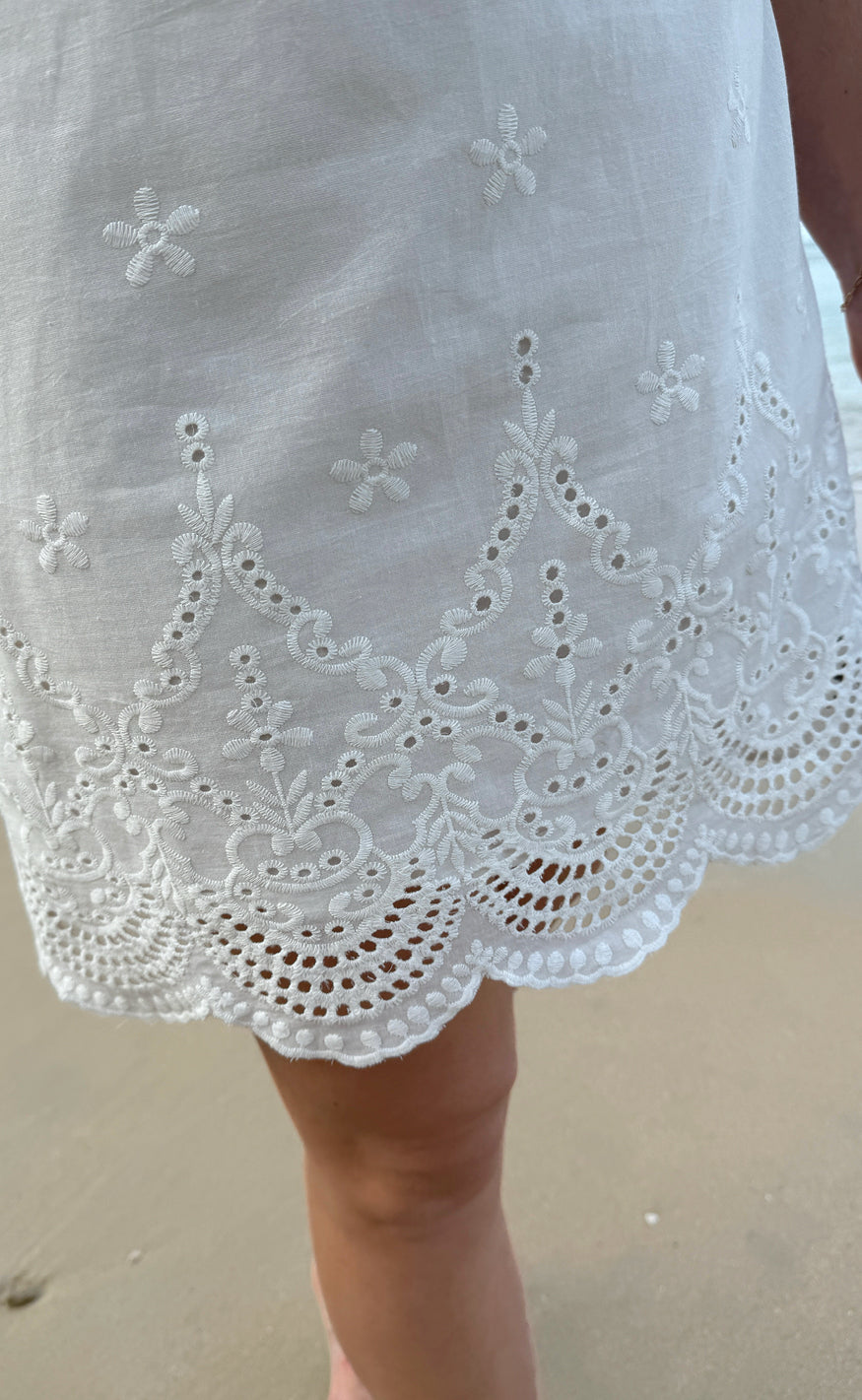 Say INA Copenhagen Kjole - Silja - White Broderie Anglaise
