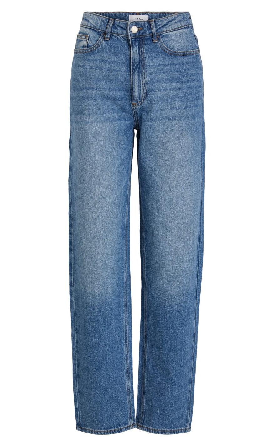 VILA Bukser / Jeans - Kelly - Medium Blue Denim