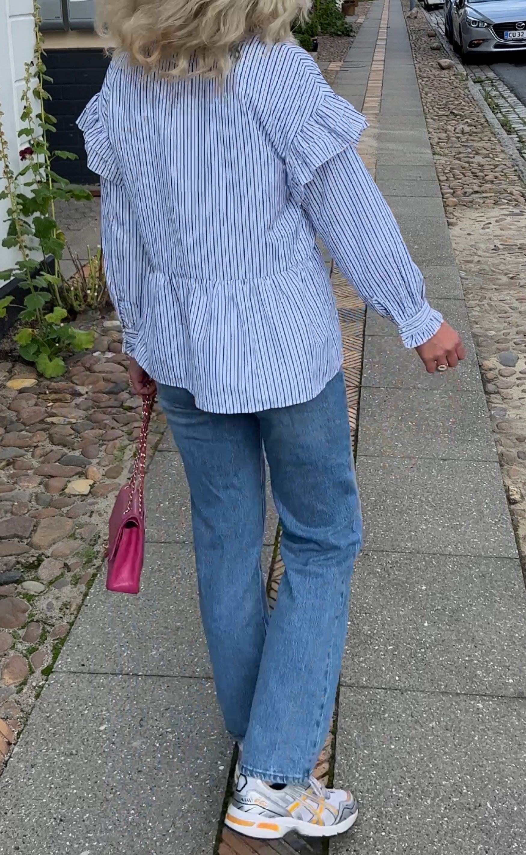 VILA Bukser / Jeans - Kelly - Medium Blue Denim