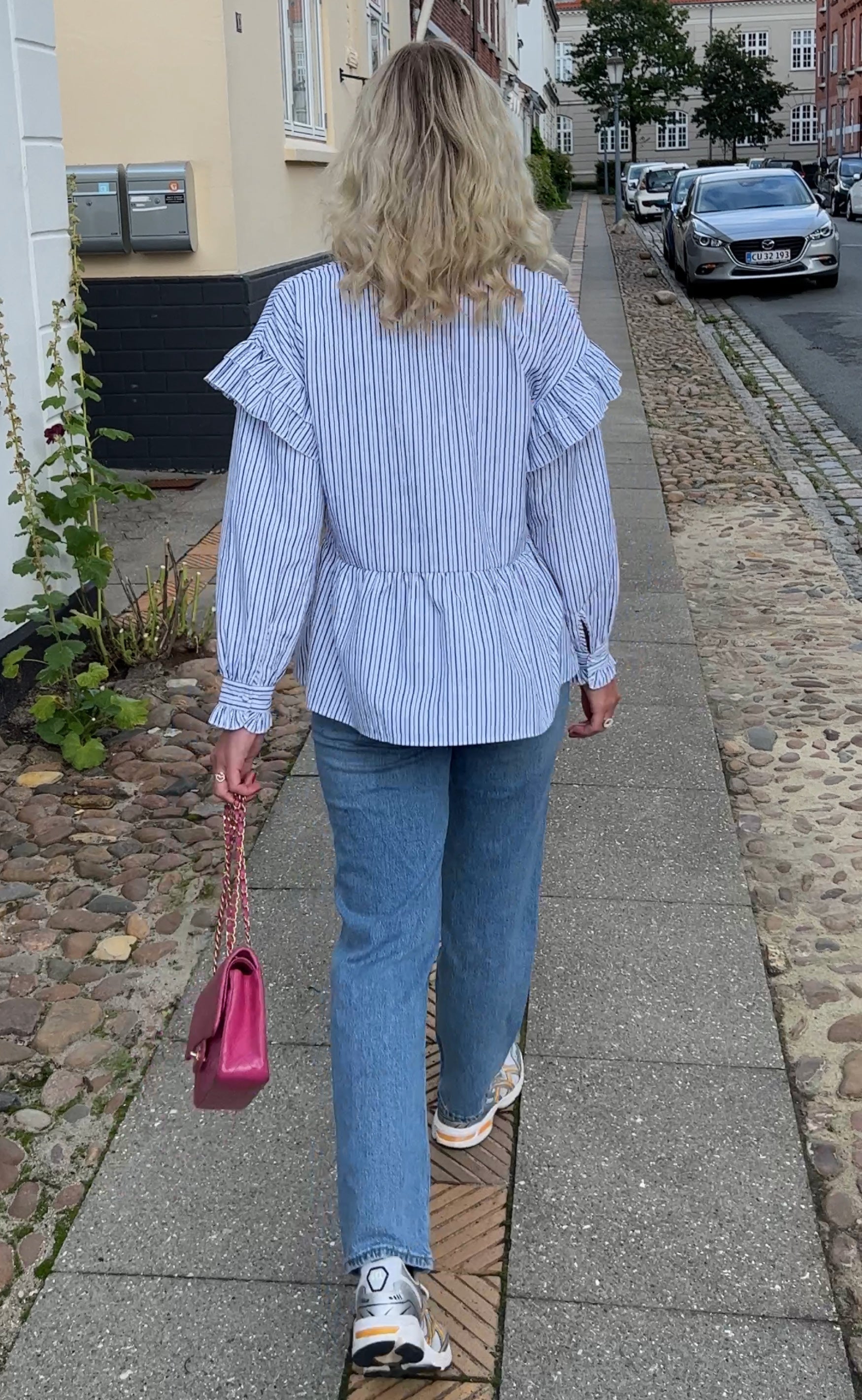 VILA Bukser / Jeans - Kelly - Medium Blue Denim