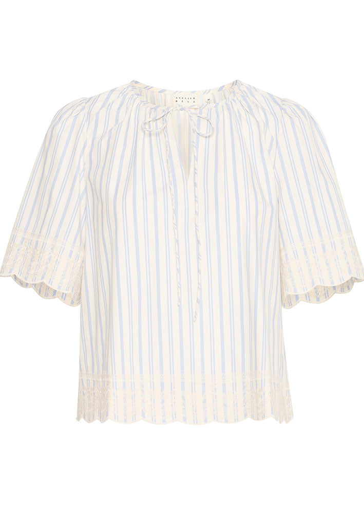 Atelier Rêve Maja Bluse - Birch Stripe