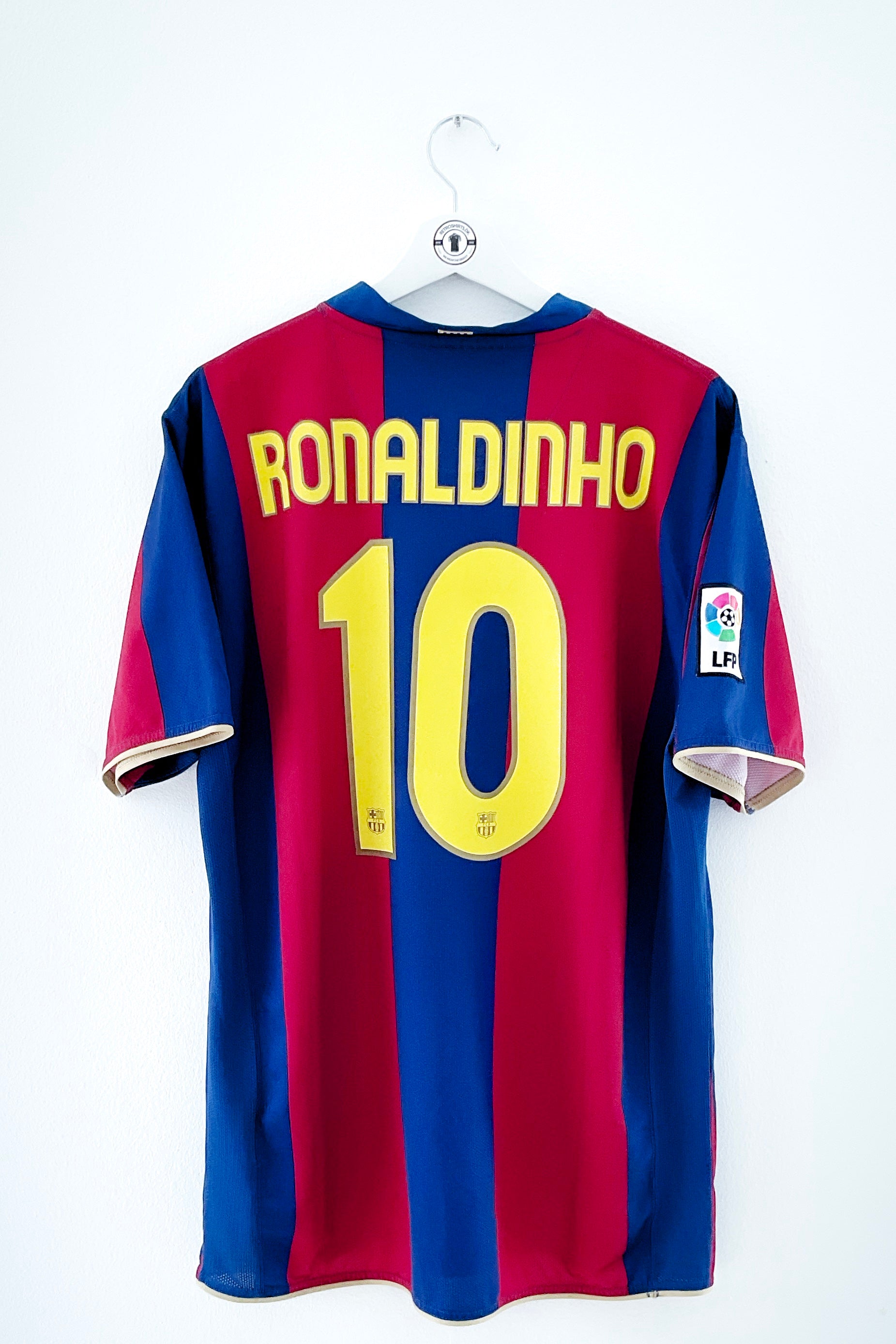 Barcelona 2007/2008 Hjemmebane #Ronaldinho 10 Large 9/10
