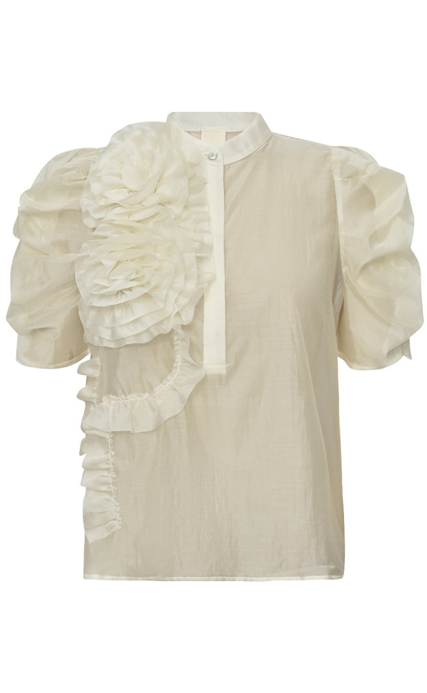 Gossia Bluse - Annsofi - Vanilla