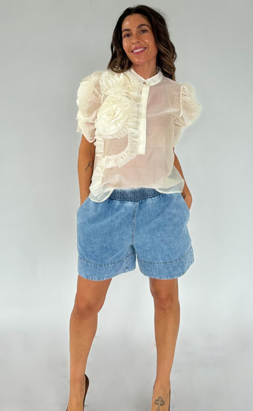Gossia Bluse - Annsofi - Vanilla