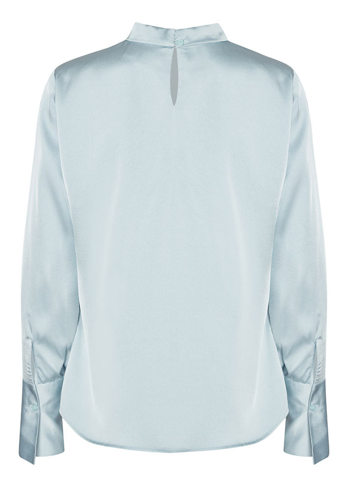 Karmamia Tara Bluse - Hammered Sky