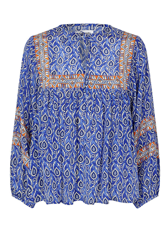 Lollys Laundry Teel Blouse - Blue