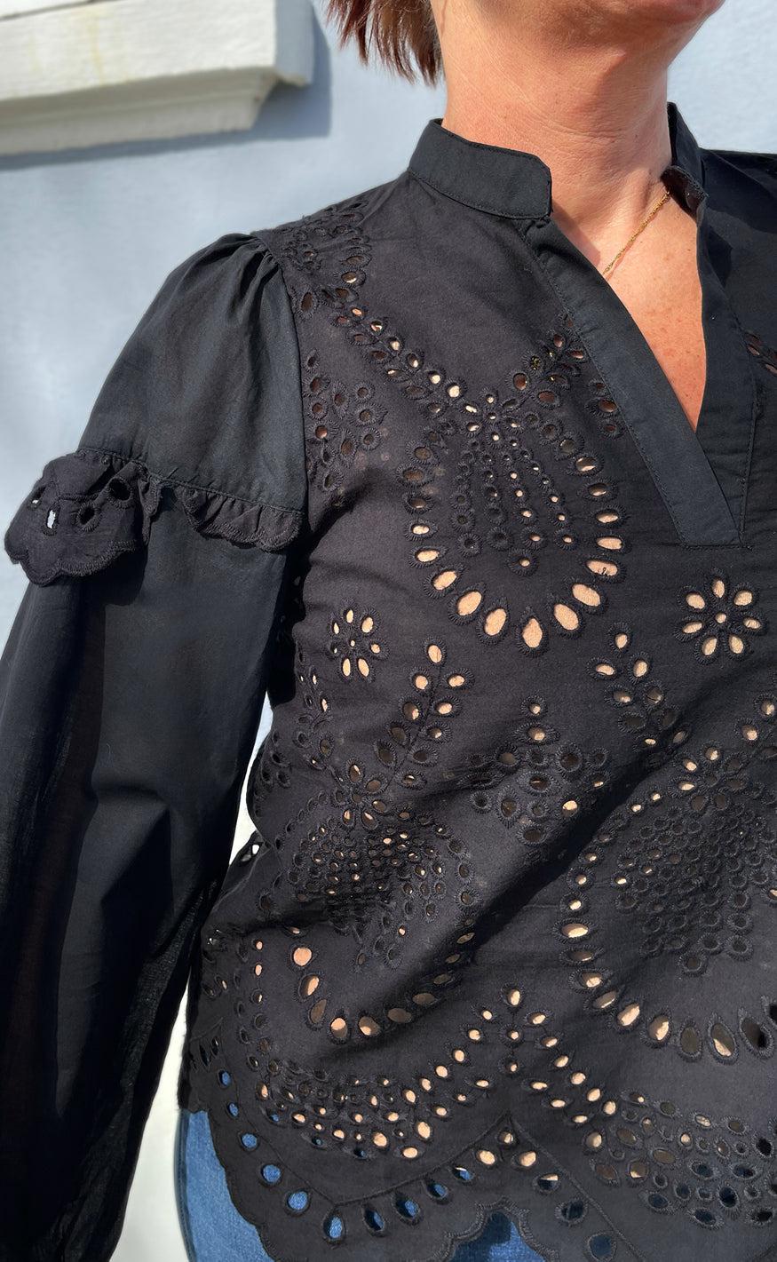 Say INA Copenhagen Bluse - Benedicte - Black