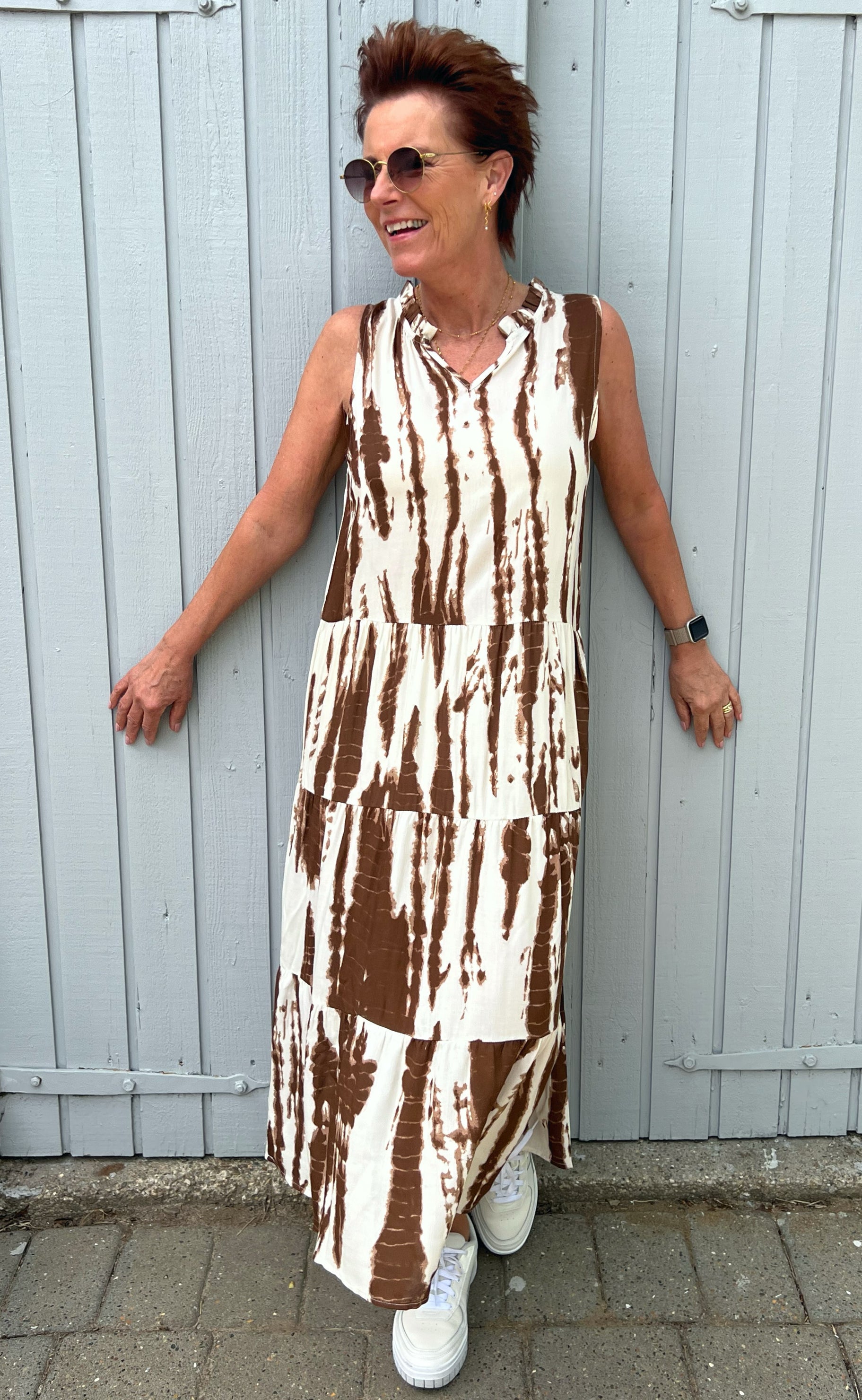 Say INA Copenhagen Kjole - Ella - Chocolate Tie Dye