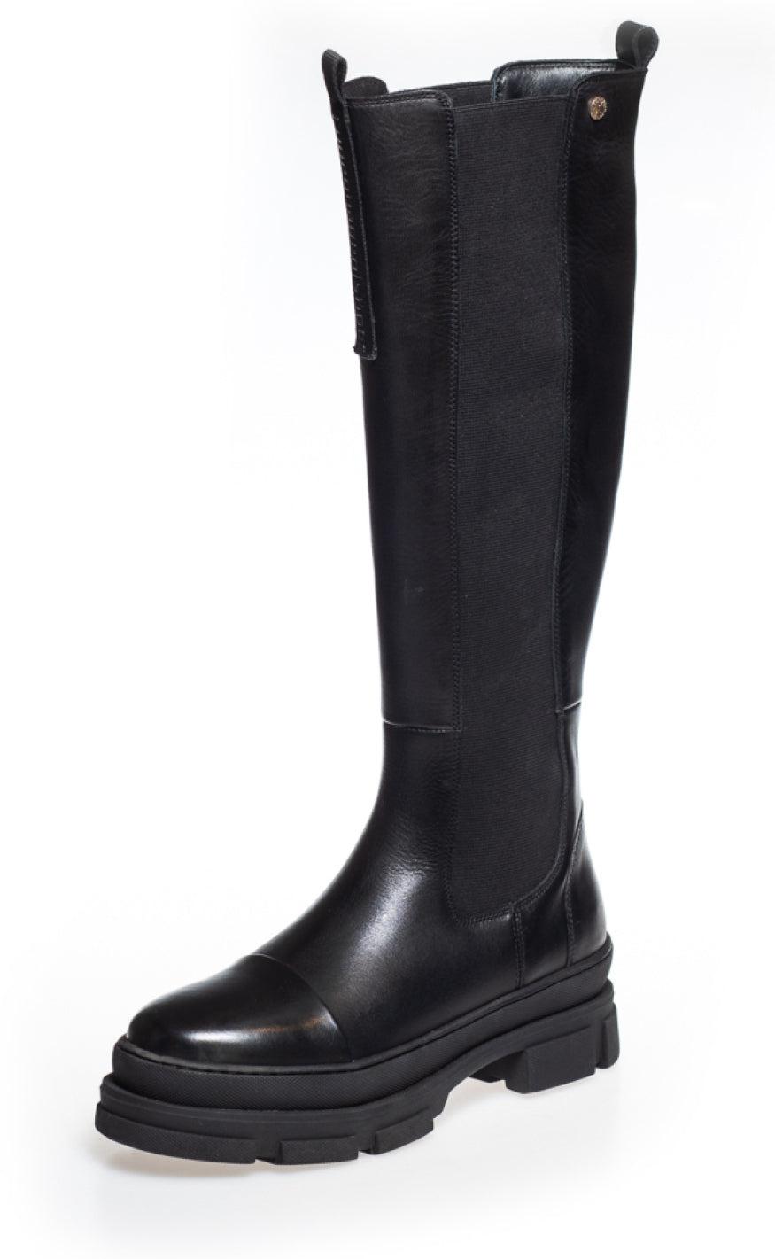 Copenhagen Shoes Støvle - Follow Me - Black (Wiht Black Stiches)