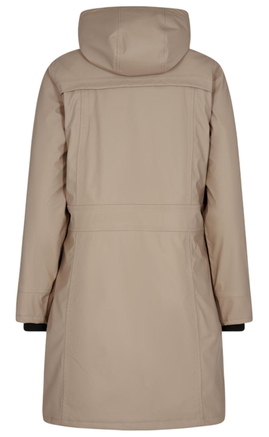 Freequent Jakke - Rain - Desert Taupe Online nu