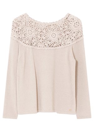 Gustav Lulia lace knit 55421 Strik - Champagne