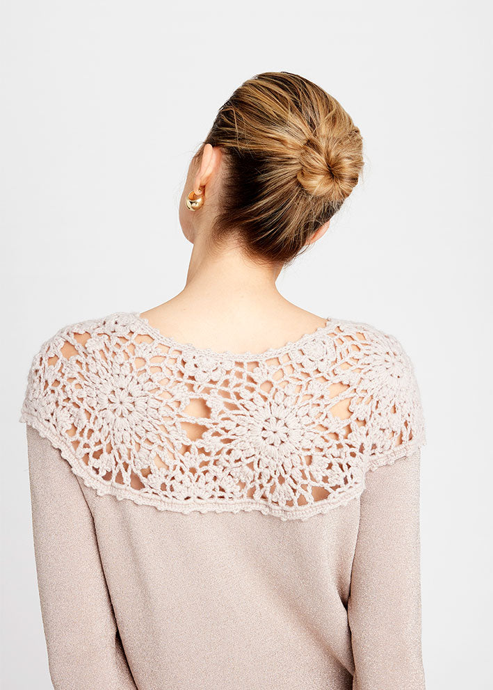 Gustav Lulia lace knit 55421 Strik - Champagne
