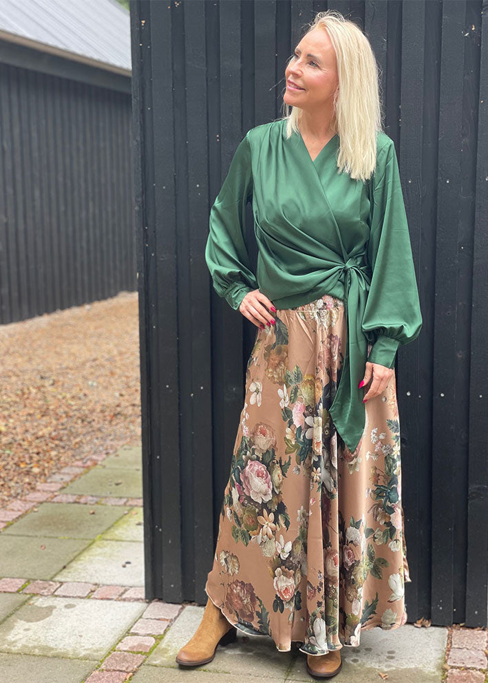 Karmamia Savannah Skirt - Nederdel - Tan Bloom