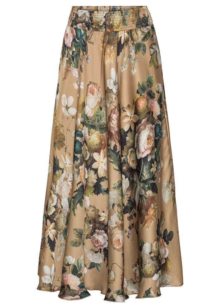 Karmamia Savannah Skirt - Nederdel - Tan Bloom