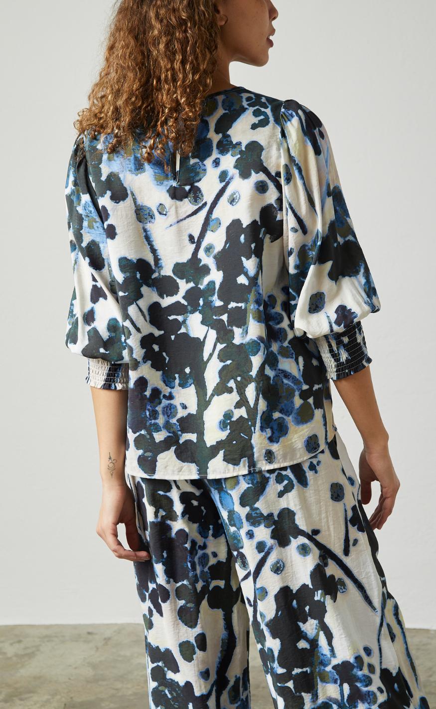 Love & Divine Bluse - Love915-5 - Blue Branch