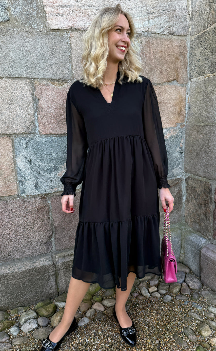 Say INA Copenhagen Kjole - Christel - Black