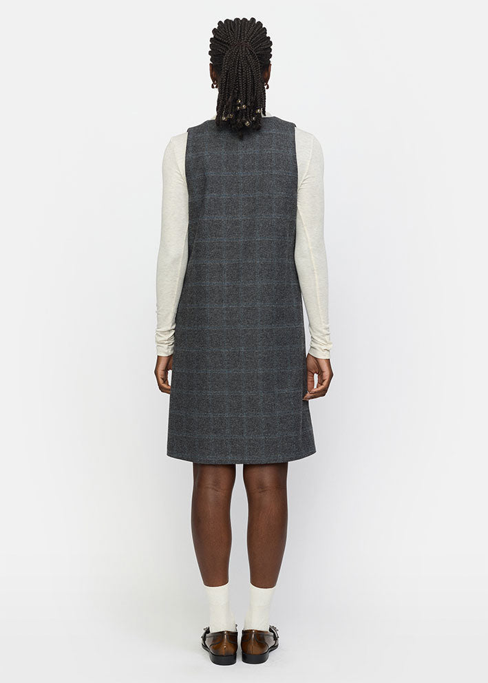 Soft Rebels Annie Dress SR524-730 Checked Grey Melange Rabat